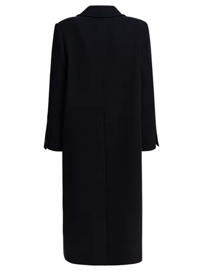 Ivy & Oak Ivy Oak Blue Virgin Wool Jacket In Black