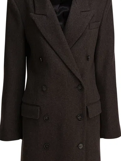 Ivy & Oak Ivy Oak Brown Recycled Wool Jacket In Brown