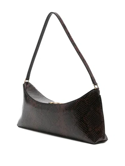 Jacquemus Brown Leather Shoulder Bag In Brown