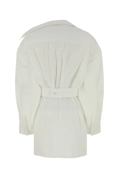 Jacquemus La Mini Robe Chemise In White