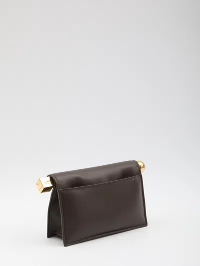 Jacquemus La Petite Pochette Rond C In Brown