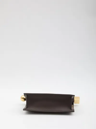 Jacquemus La Petite Pochette Rond C In Brown