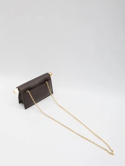 Jacquemus La Petite Pochette Rond C In Brown