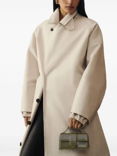 Jacquemus Shoulder Le Grand Bambino Olive Green In Green