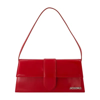 Jacquemus Le Bambino Long Shoulder Bag In Red