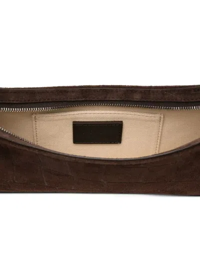 Jacquemus The Bisou Pearls Bag In Brown