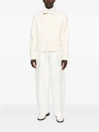 Jacquemus Le Bomber Feltro In White