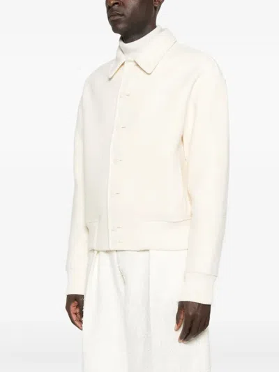 Jacquemus Le Bomber Feltro In White