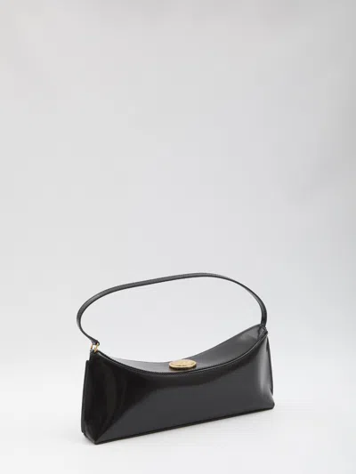 Jacquemus Le Ovalo Clutch In Black