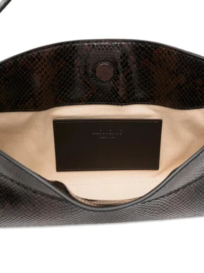 Jacquemus Brown Leather Shoulder Bag In Brown