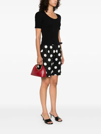 Jacquemus Le Petit Calino Ring Leather Top-handle Bag In Red