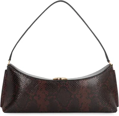 Jacquemus Shoulder Le Calisso Piton Marron In Brown