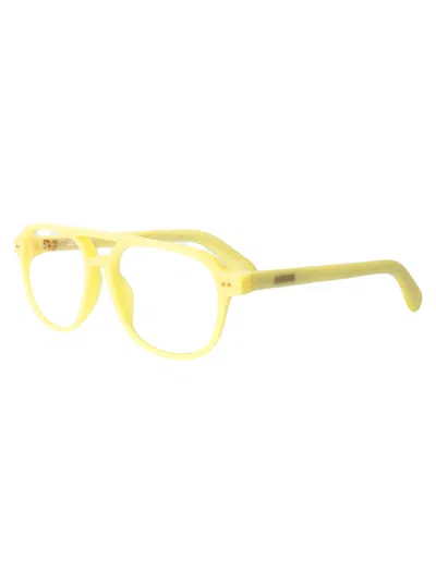 Jacquemus Altu Glasses In Yellow