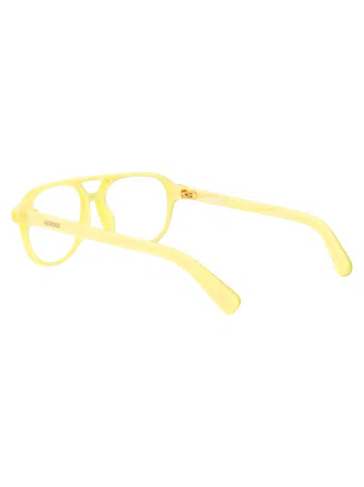 Jacquemus Altu Glasses In Yellow
