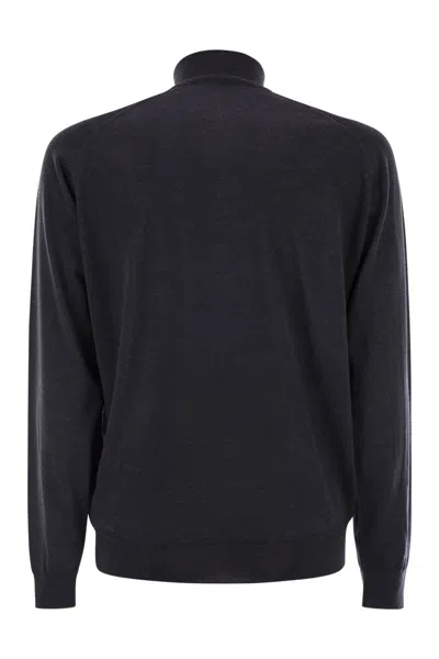 John Smedley Barrow High Neck Knitwear In Black