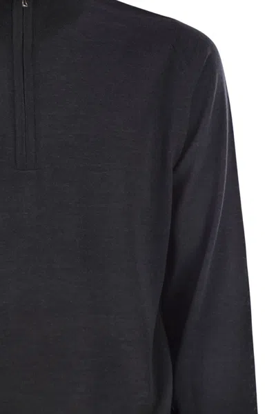 John Smedley Barrow High Neck Knitwear In Black