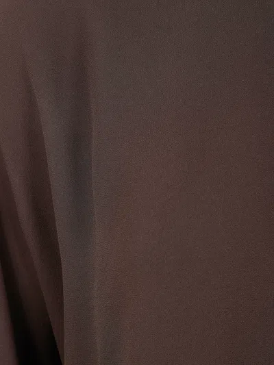 Joseph "buick" Blouse Silk Crepe In Brown
