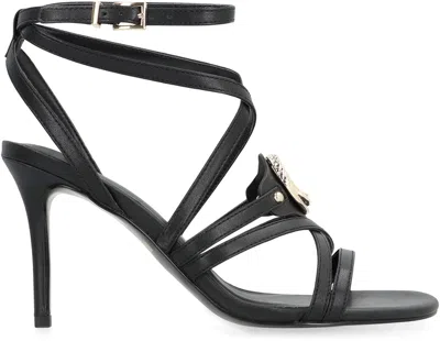 Just Cavalli Ivy Heeled Sandals In Black
