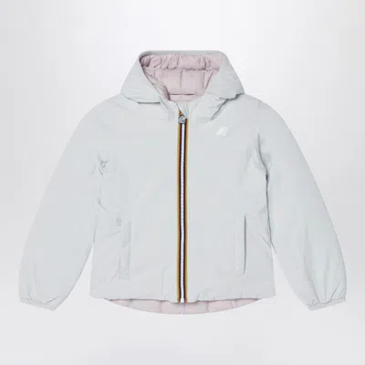 K-way Reversible Lily Thermo Jacket In Gardenia White/pink In Neutral