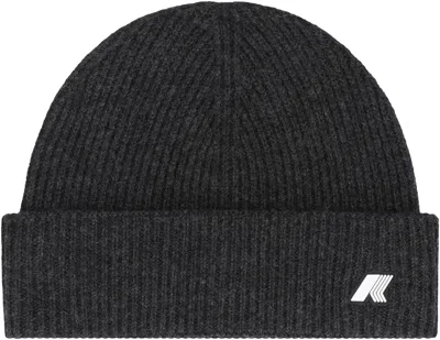 K-way Wool Knit Hat In Gray