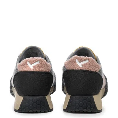 Keh-noo Keh Noo Navy Grey Sneakers In Multi