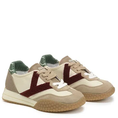 Keh-noo Keh Noo Nut Bordeaux Sneakers In White