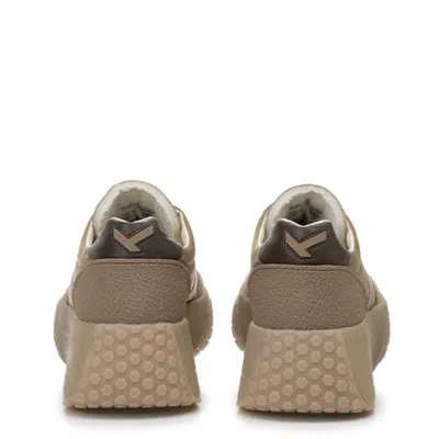 Keh-noo Keh Noo Taupe Nut Sneakers In Brown
