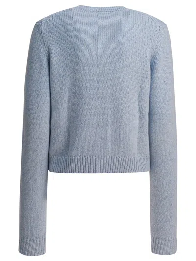 Khaite "everheart" Cardigan In Blue