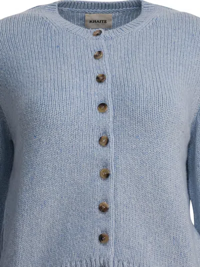 Khaite "everheart" Cardigan In Blue