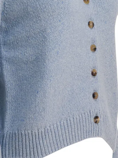 Khaite "everheart" Cardigan In Blue