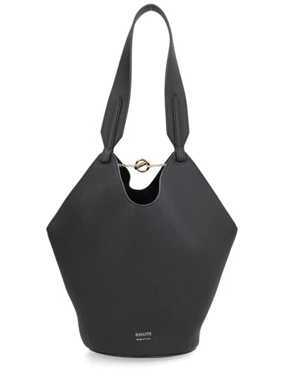 Khaite Lotus Mini Bag In Black