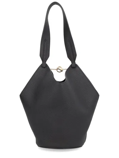 Khaite Lotus Mini Bag In Black