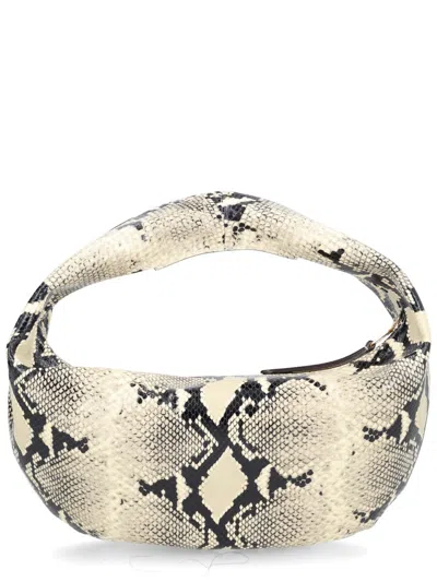 Khaite Medium Olivia Snakeskin-pattern Shoulder Bag In Multi