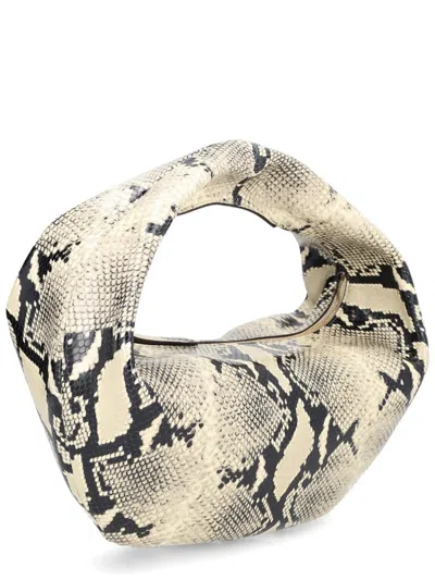 Khaite Medium Olivia Snakeskin-pattern Shoulder Bag In Multi