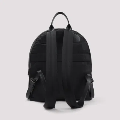 Kiton Versatile Backpack With Front Zip Pocket In Black