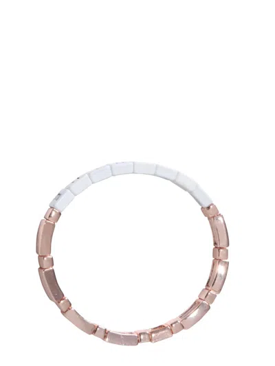 Label K Elastic Bracelet With Block