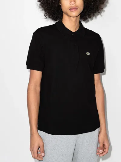 Lacoste Classic Fit Original L.12.12 Polo Clothing In Black