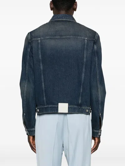 Lanvin Jacket With Patch In Blue