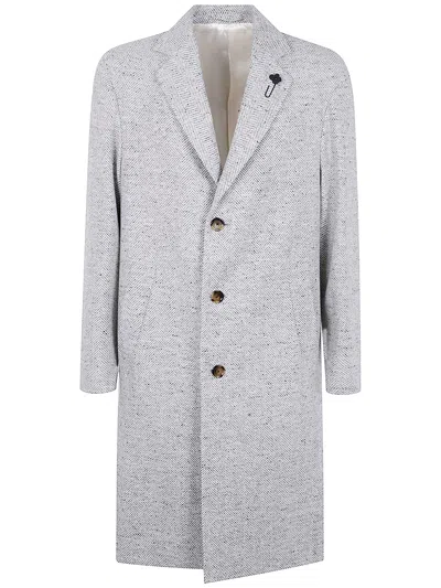 Lardini Men Coat Clothing In Gray