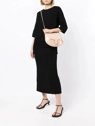 Lisa Yang "camille" Round Neck Sweater In Black