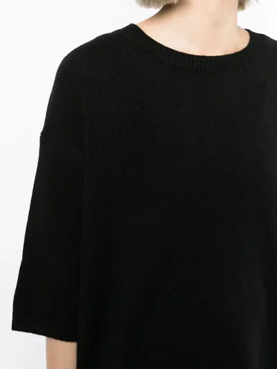 Lisa Yang "camille" Round Neck Sweater In Black