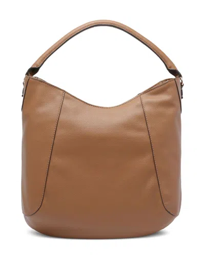 Liu •jo Liu Jo Studded Panel Top-handle In Brown