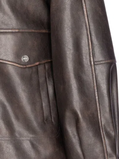 Liu •jo Liu Jo Zip Front Jumpsuit In Brown