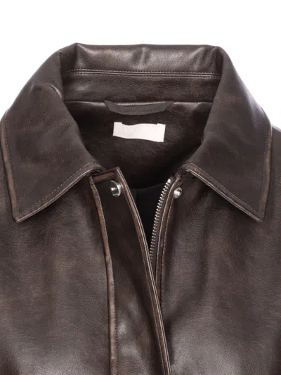 Liu •jo Liu Jo Zip Front Jumpsuit In Brown