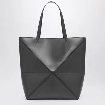 Loewe Dark Grey Puzzle Fold Tote Xl Bag