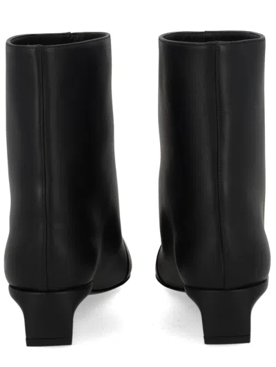 Loulou De Saison Black Calfskin Boots In Black