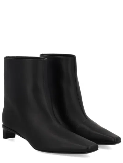 Loulou De Saison Black Calfskin Boots In Black