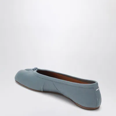 Maison Margiela Grey-blue Tabi New Ballet Flats In Gray