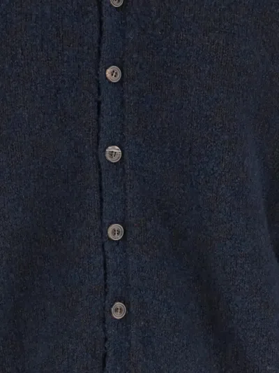 Maison Margiela Button-front Stitched Cardigan