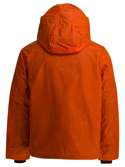 Manifattura Ceccarelli "balzer Coat" Jacket In Orange